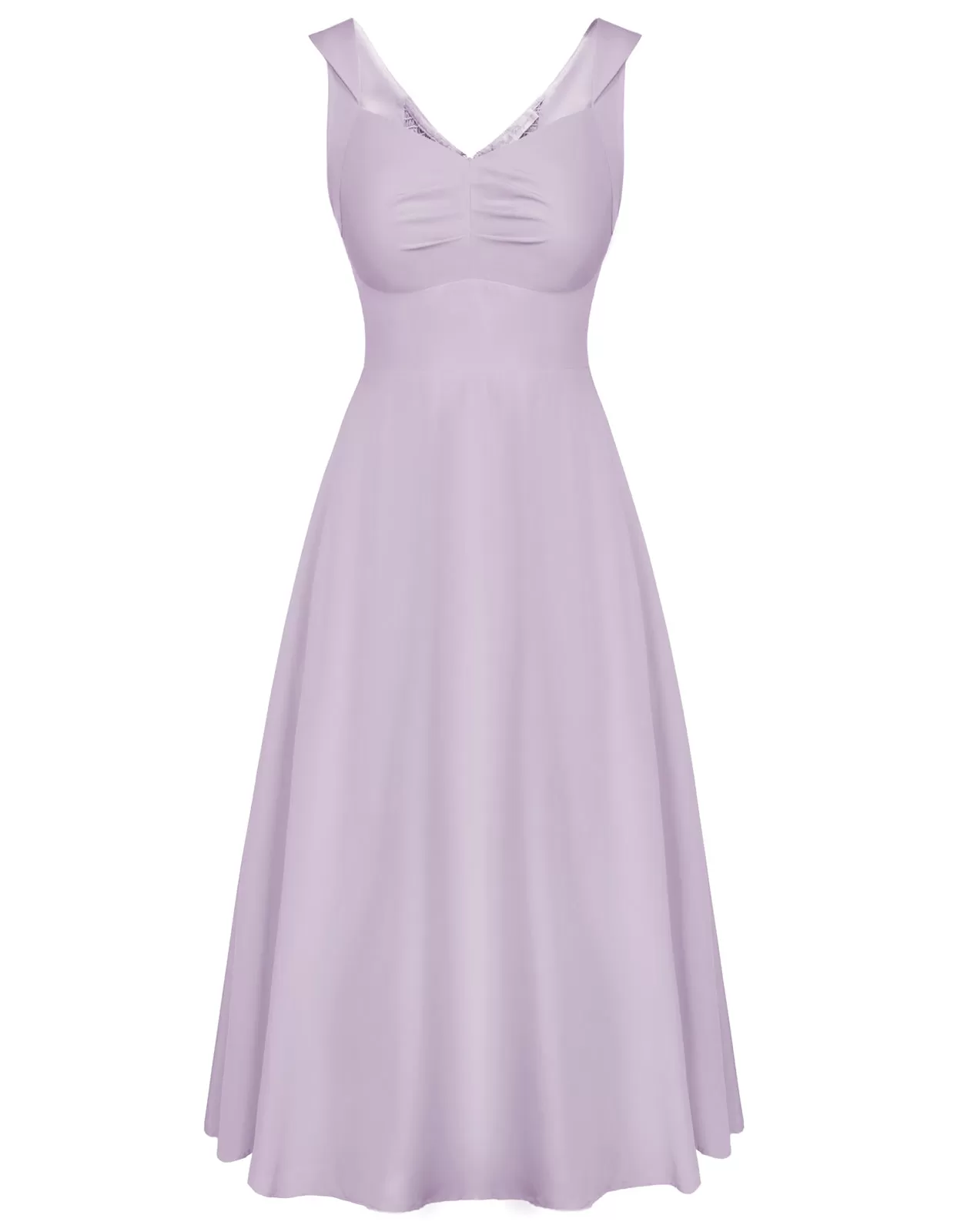 1950s Vintage Cocktail Swing Dresses Summer Square Neck Sleeveless A-Line Midi Dress with Pockets