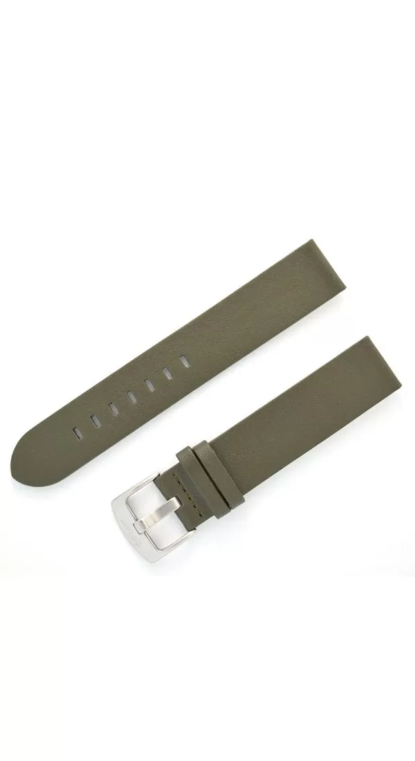 20 mm Extra Long Leather Watch Strap