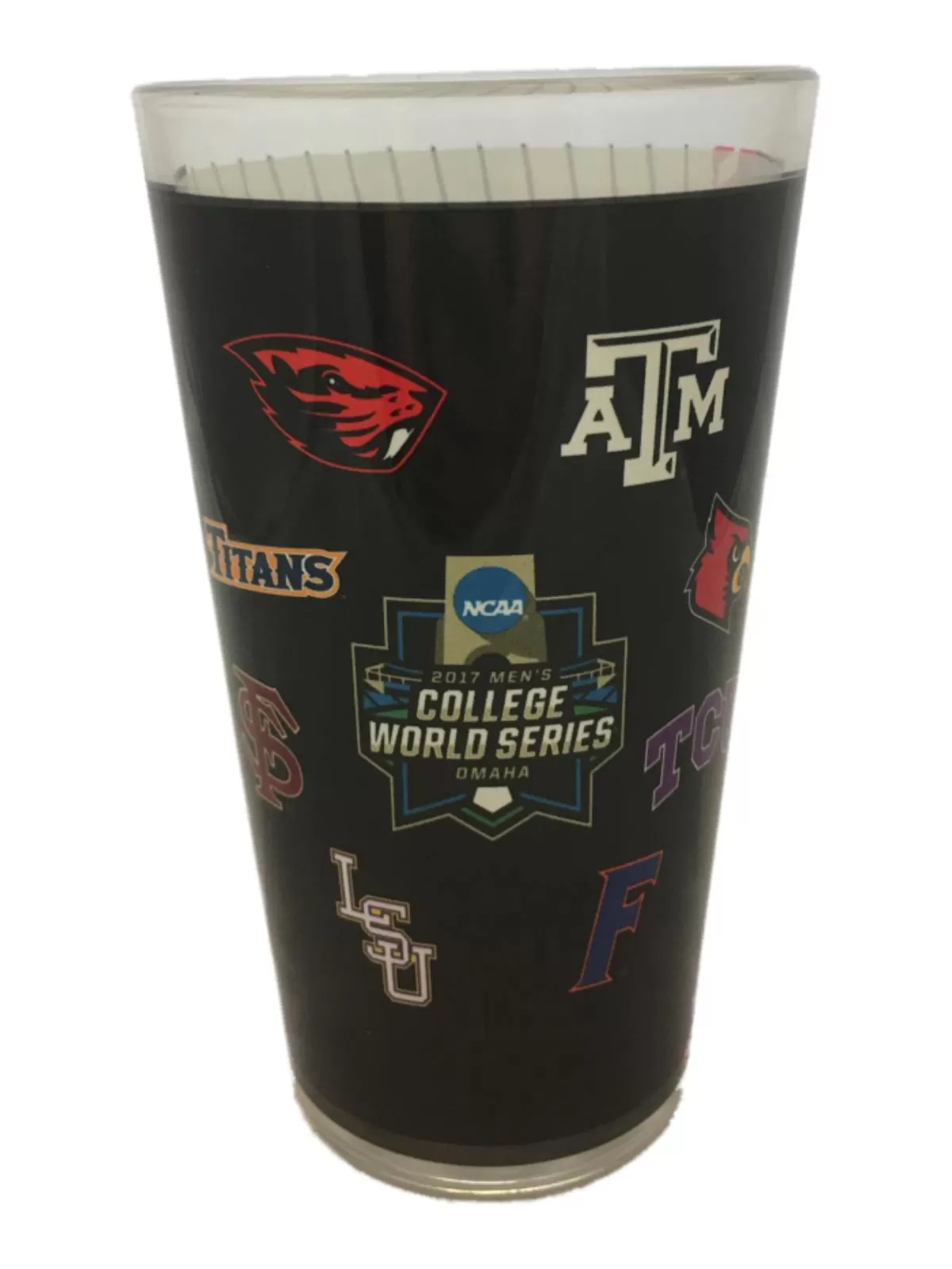 2017 Men's CWS College World Series 8 Team Sublimated Pint Glass (16oz)