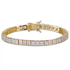 6mm Square Gems Tennis Bracelet