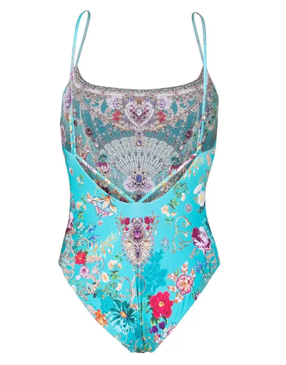 A Sonnet for a Satine Straight Neck One Piece Swimsuit