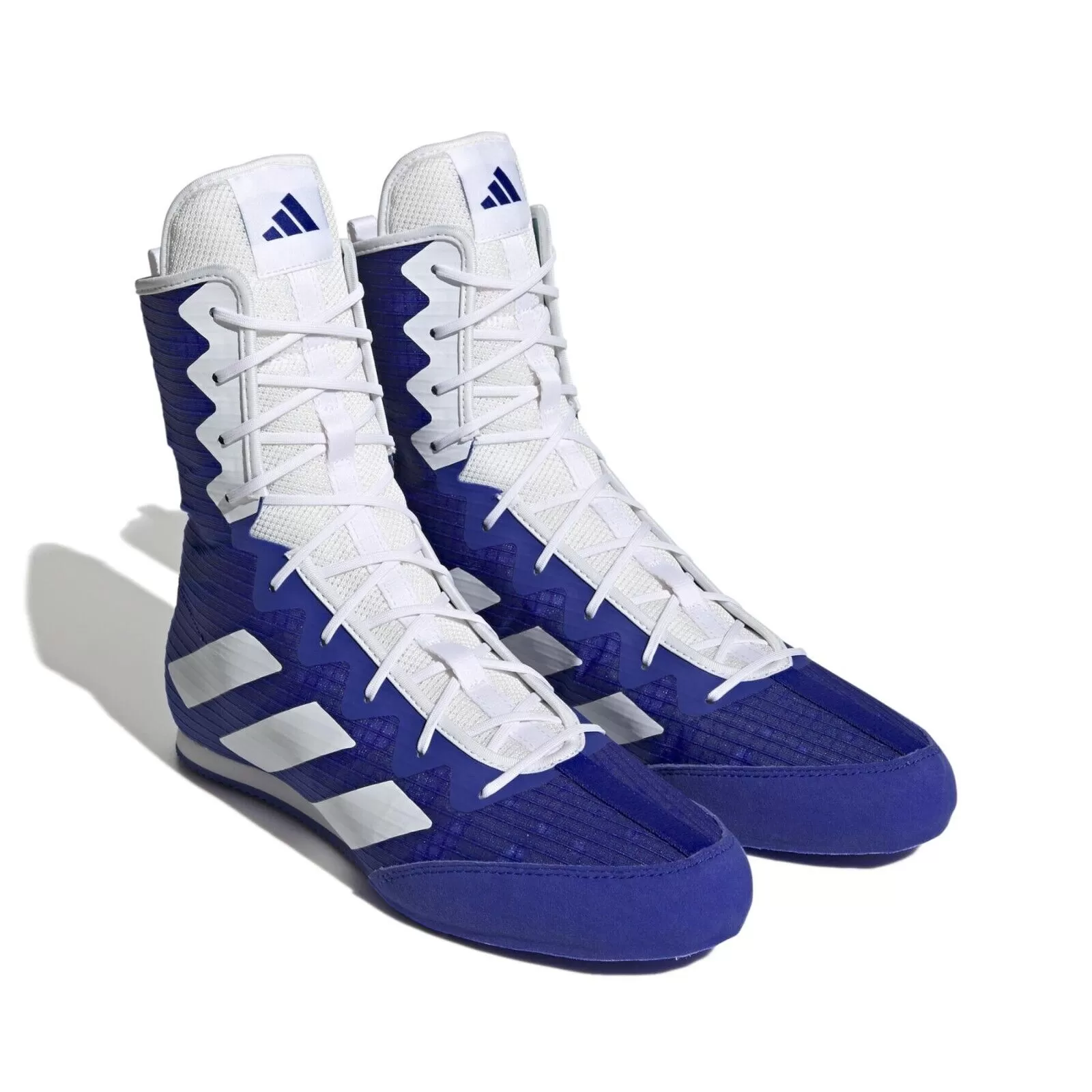 adidas Box Hog 4 Boxing Boots Blue & White