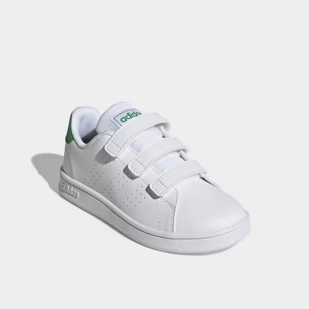 Adidas Kids Advantage Cf C Sneaker White/green _ 173715 _ White