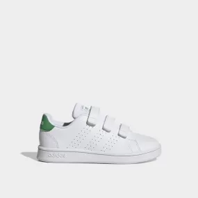 Adidas Kids Advantage Cf C Sneaker White/green _ 173715 _ White