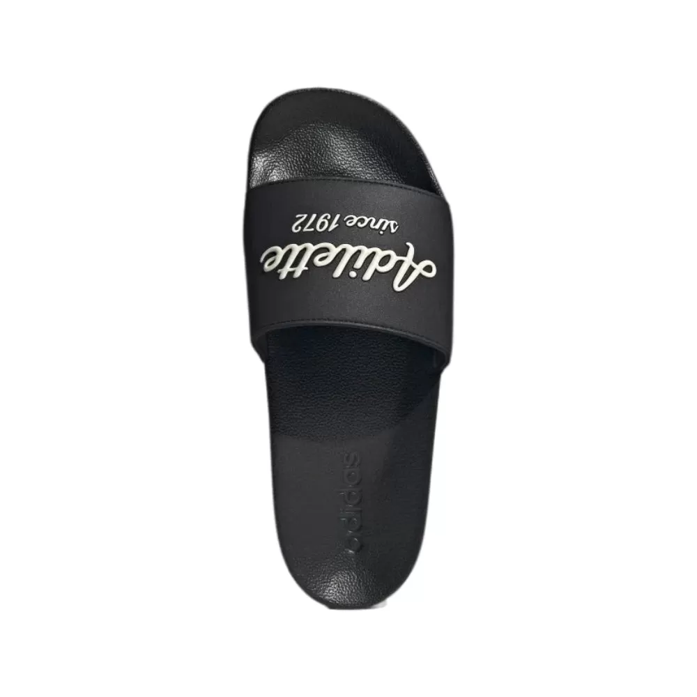 Adidas Men's Adilette Shower Slide (Core Black/Wonder White/Core Black)