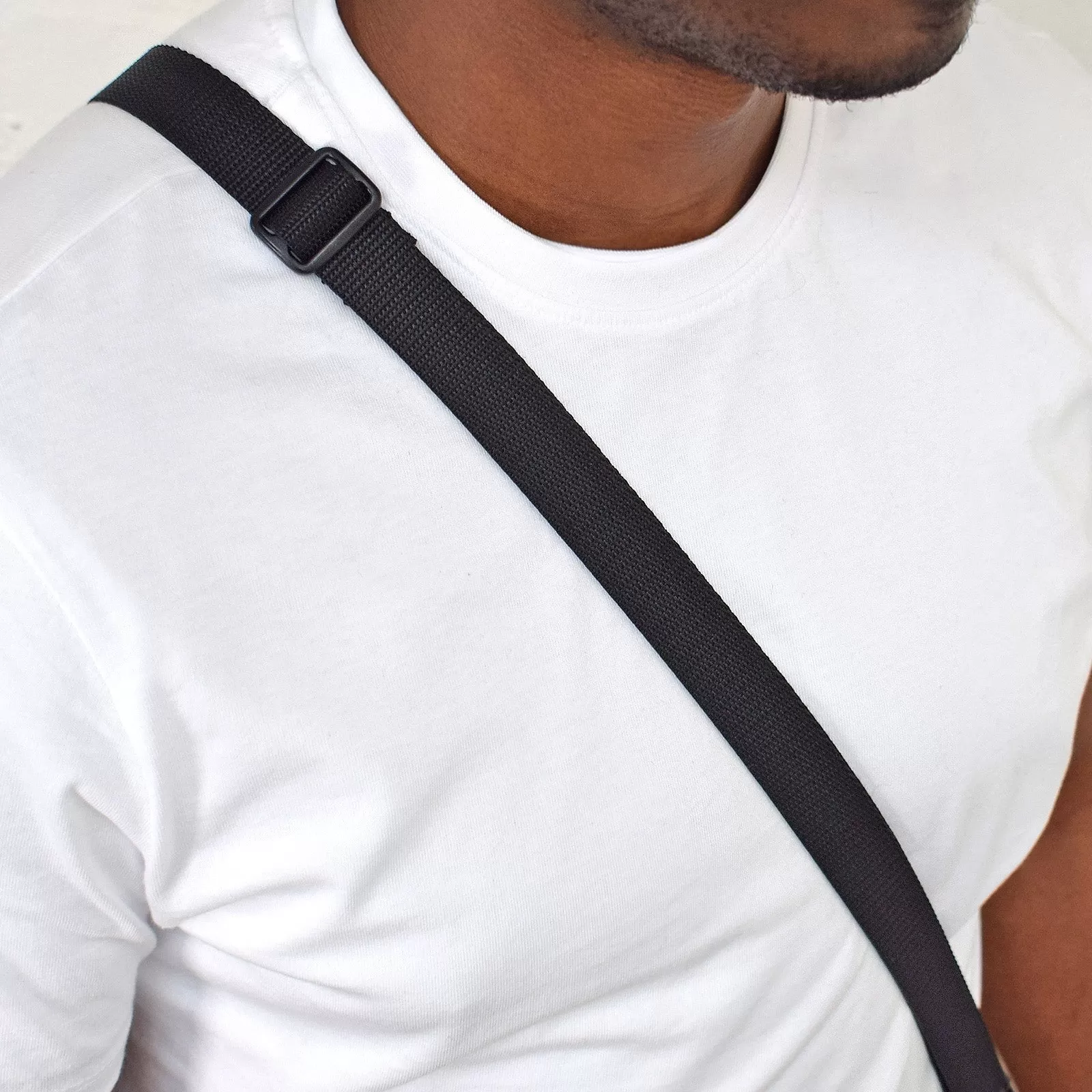 Adjustable Shoulder Strap 25mm BLACK