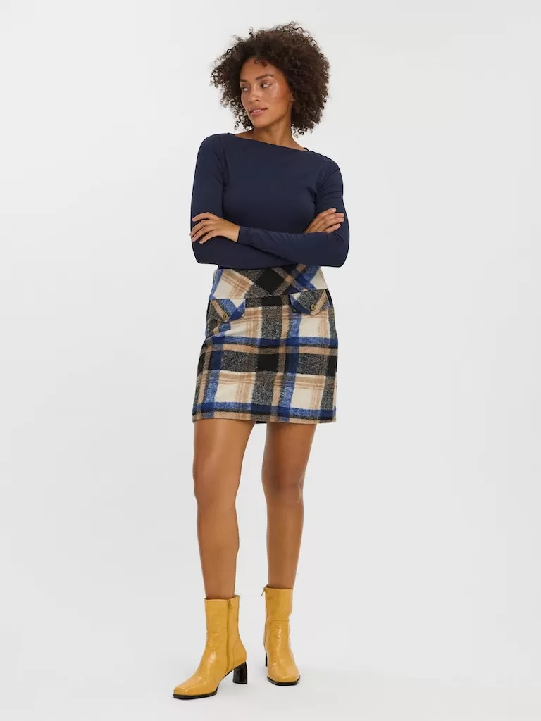 Anne Wool Mini Skirt