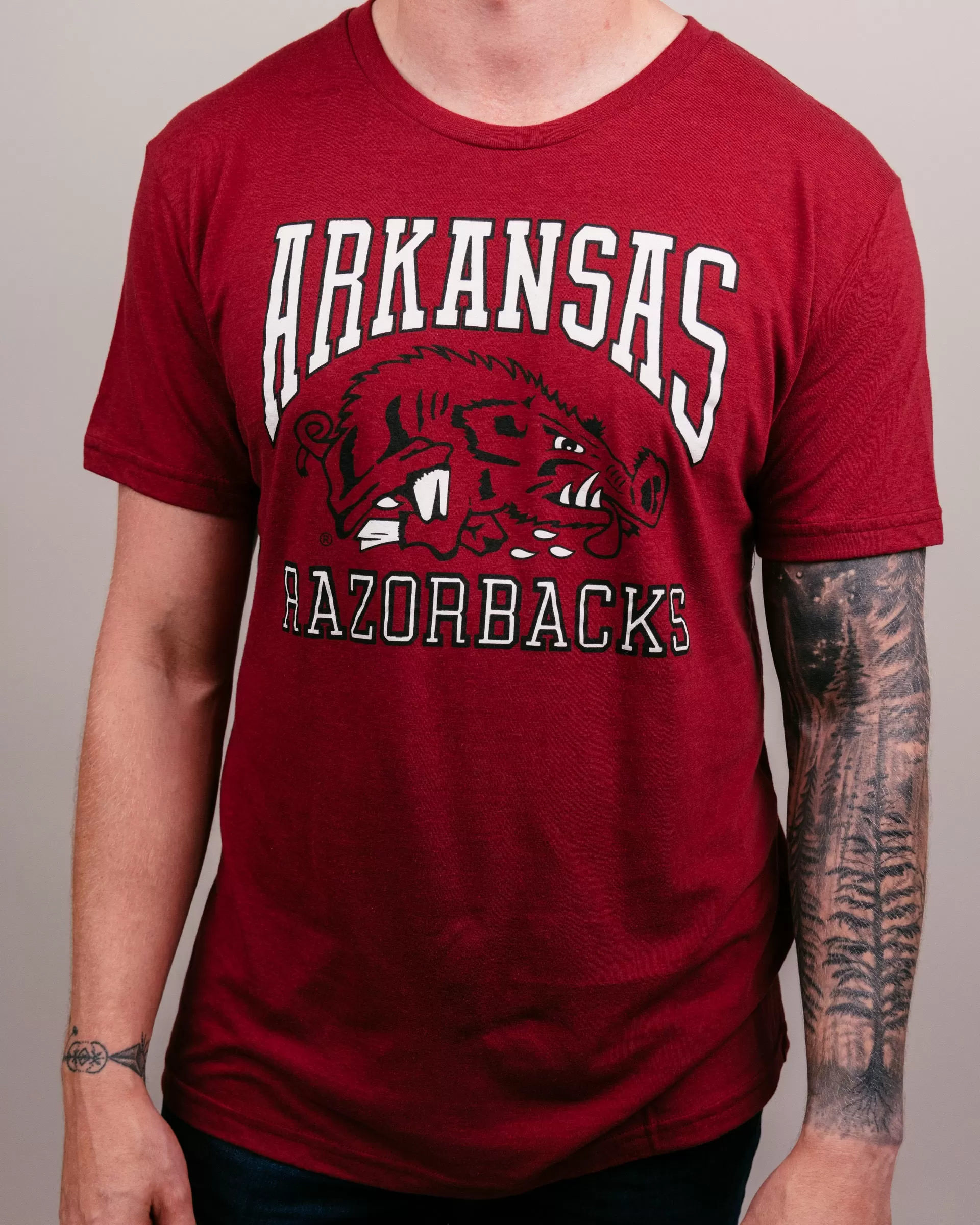 Arkansas Racing Razorbacks Cardinal T-Shirt