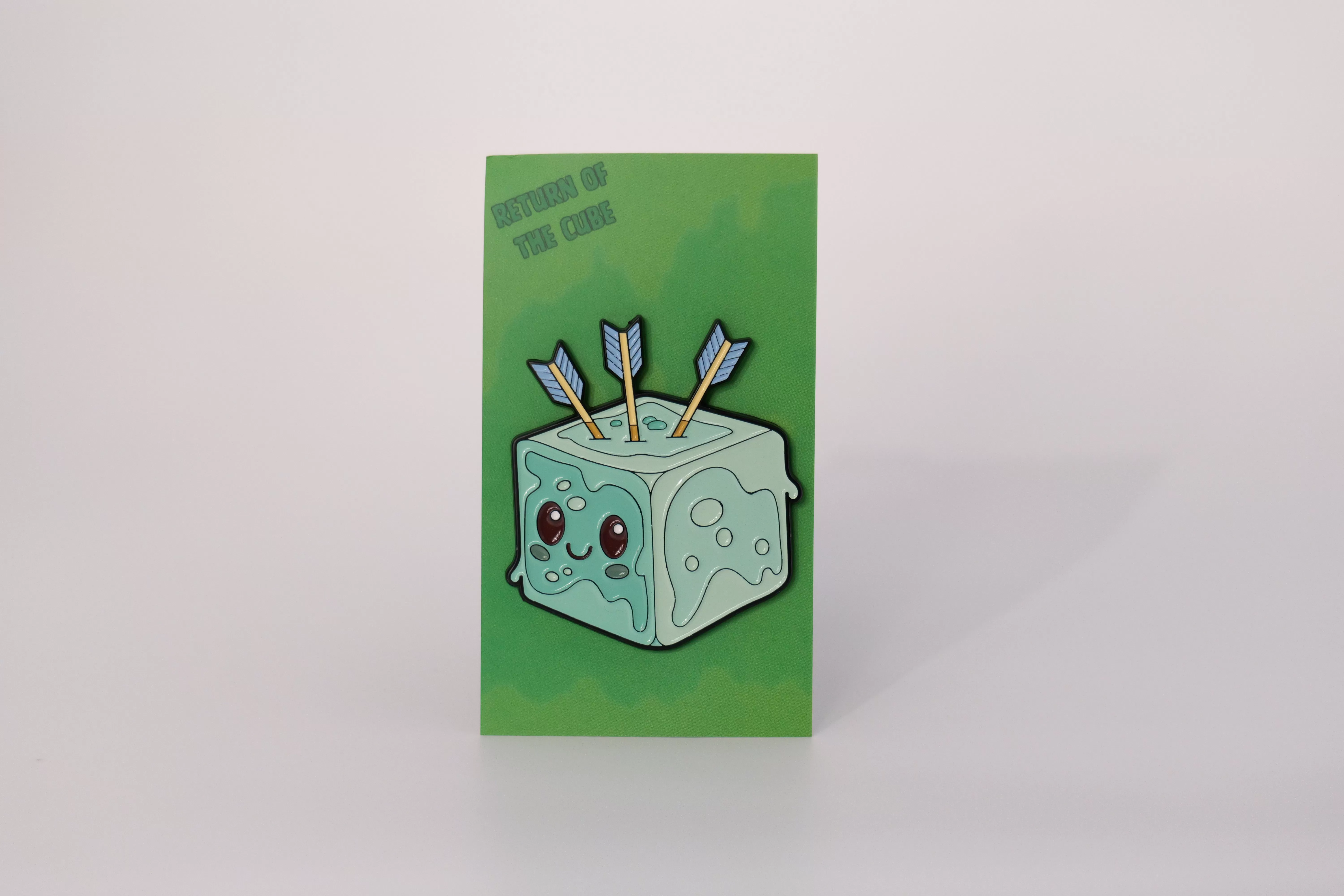 Arrow Cube - Enamel Pin