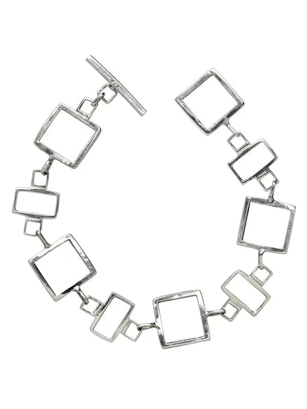 Art Deco Square and Rectangle Bracelet