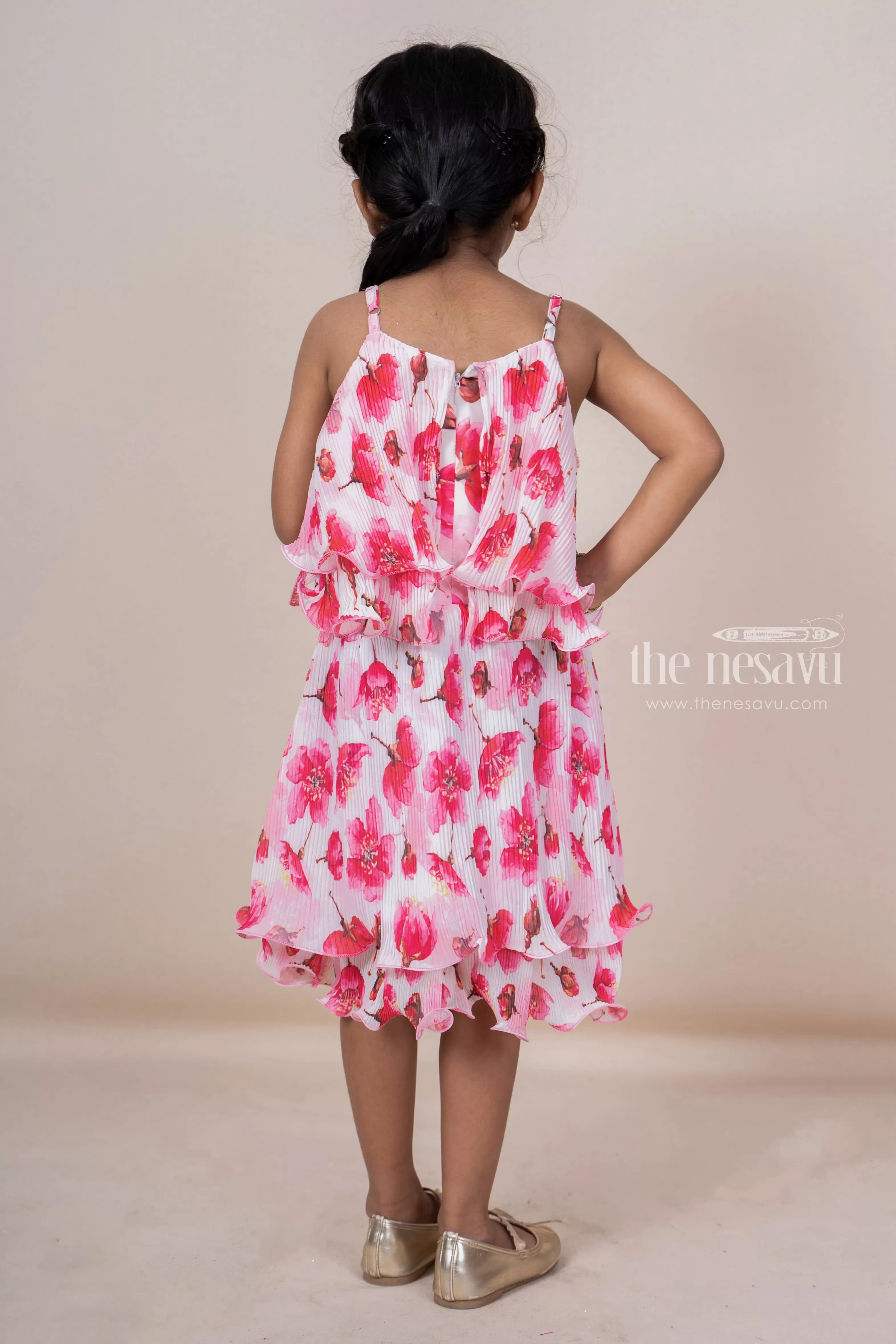 Baby Girls Festive Wear Ideas | Sleeveless Gowns For Baby Girls | The Nesavu