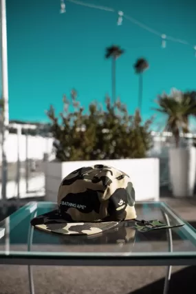 Bape 1st Camo jet cap, yellow