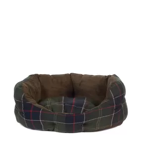 Barbour 30in Luxury Dog Bed Classic Tartan