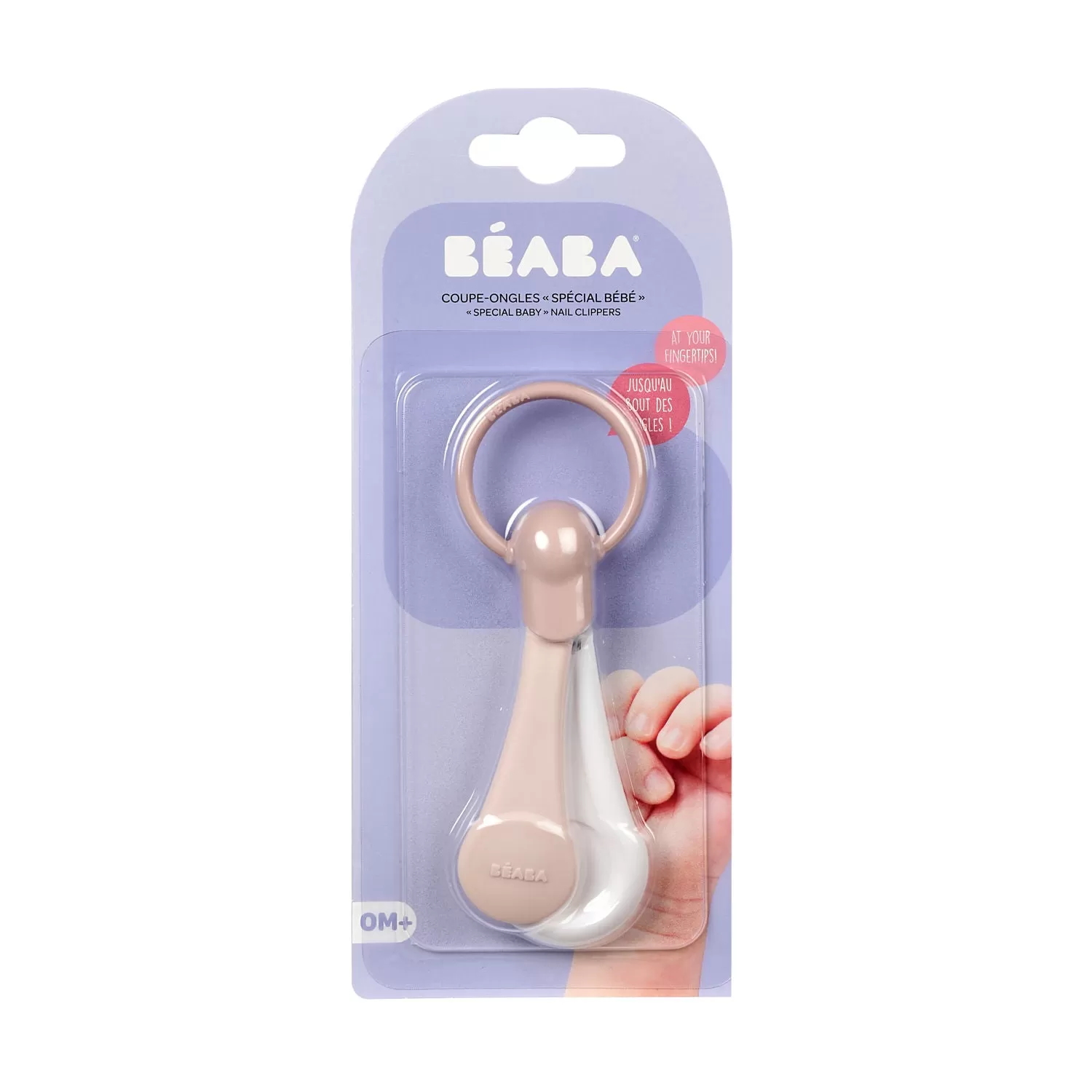 Beaba Baby Nail Clippers - Old Pink