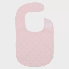 Bebe Spot Layette Bib - Pink Circle