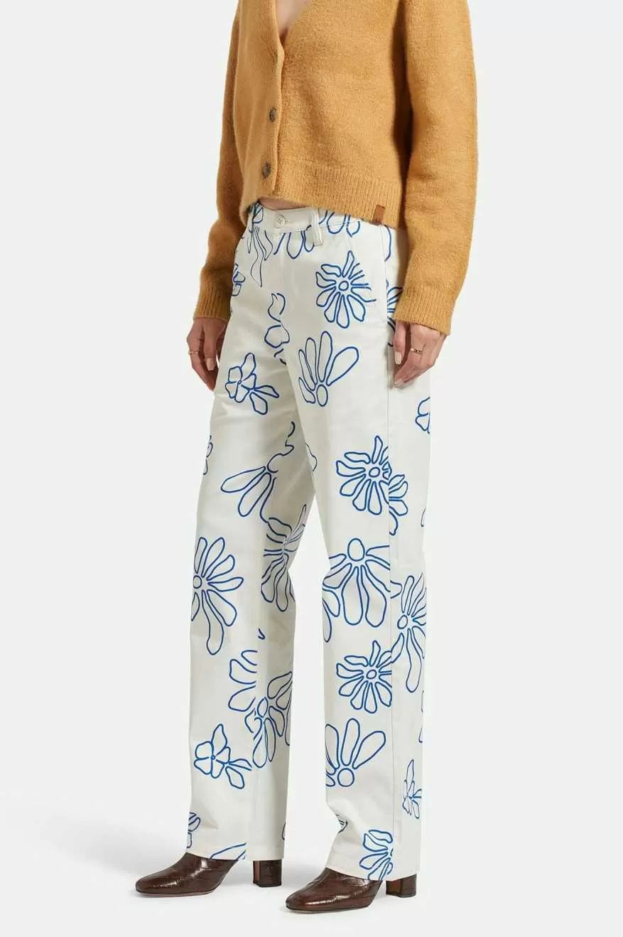 Bedford Pant - Off White Daisy