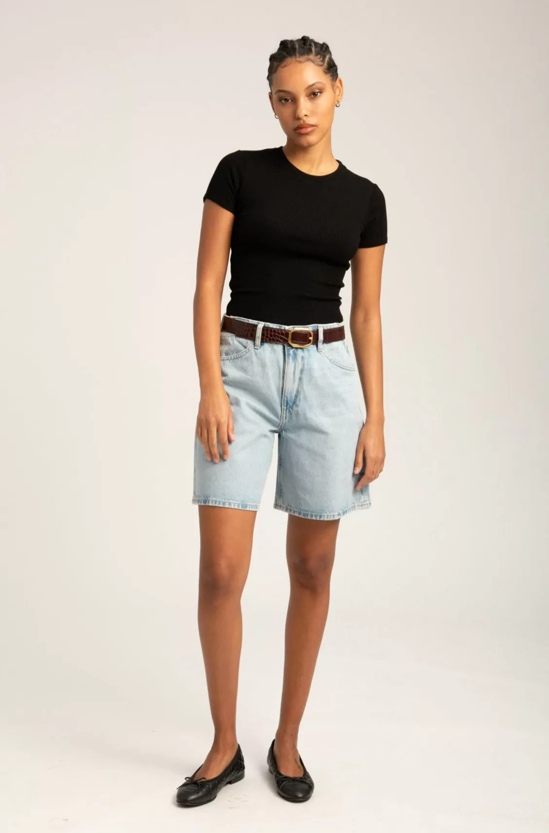 Bianca A-Line Denim Shorts