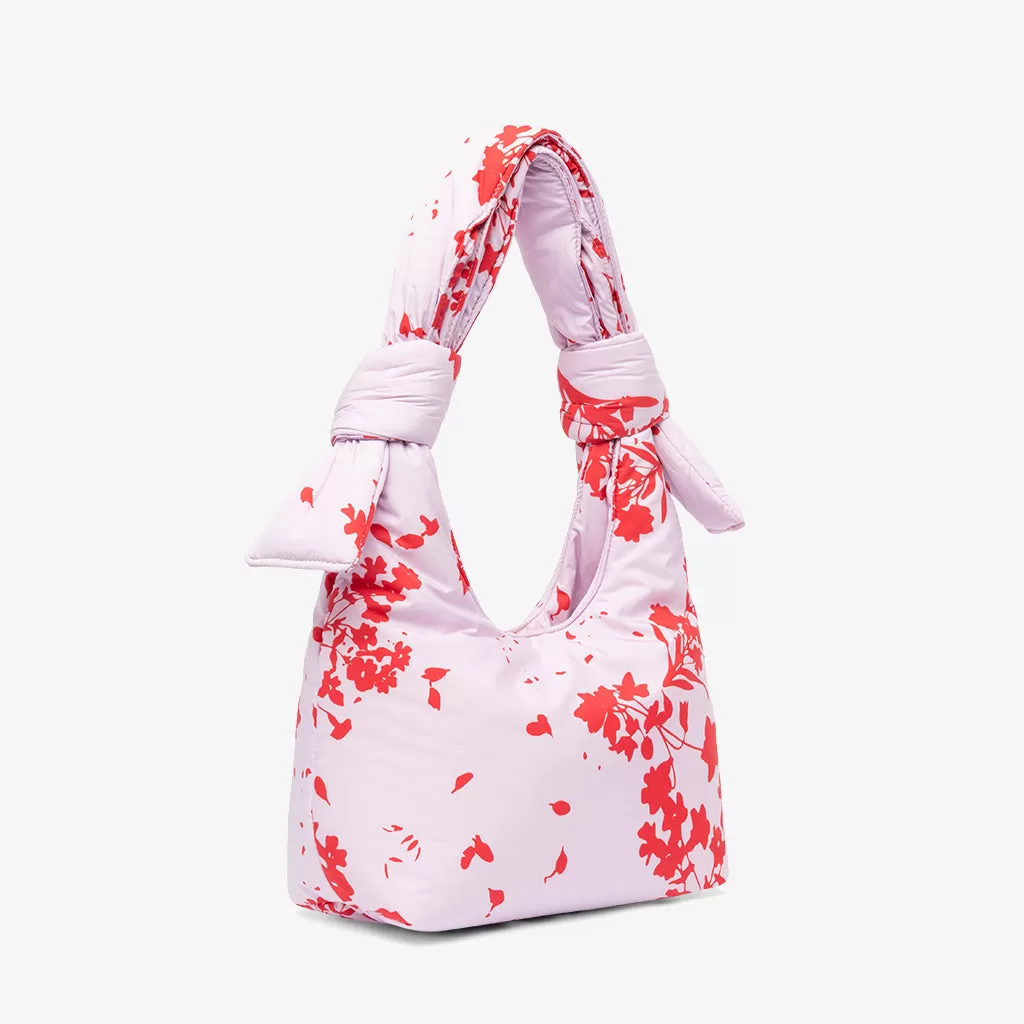 Biwa Puffy Mini Bag Floral Pink