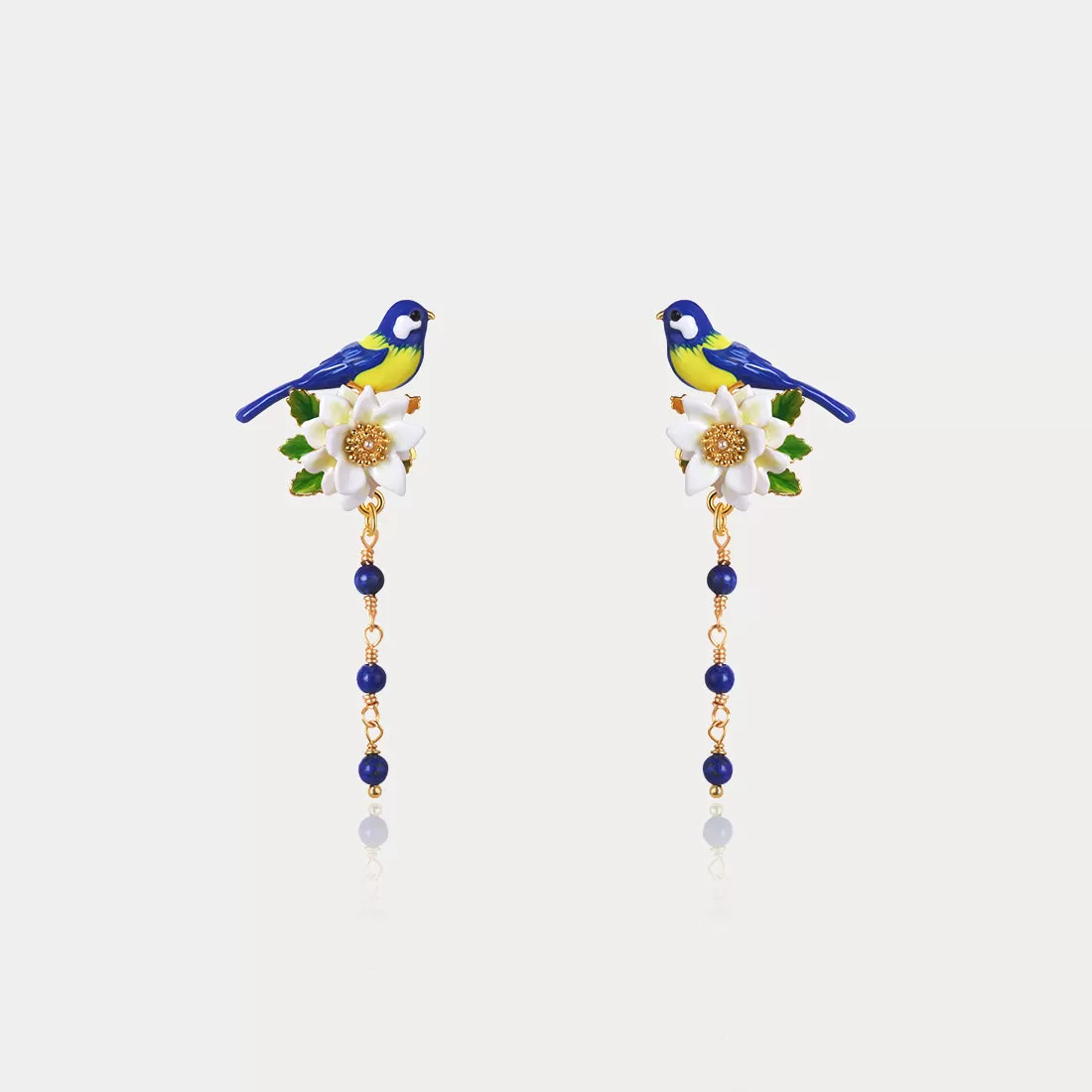 Blue Tit Earrings