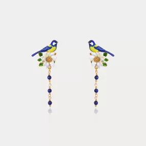 Blue Tit Earrings