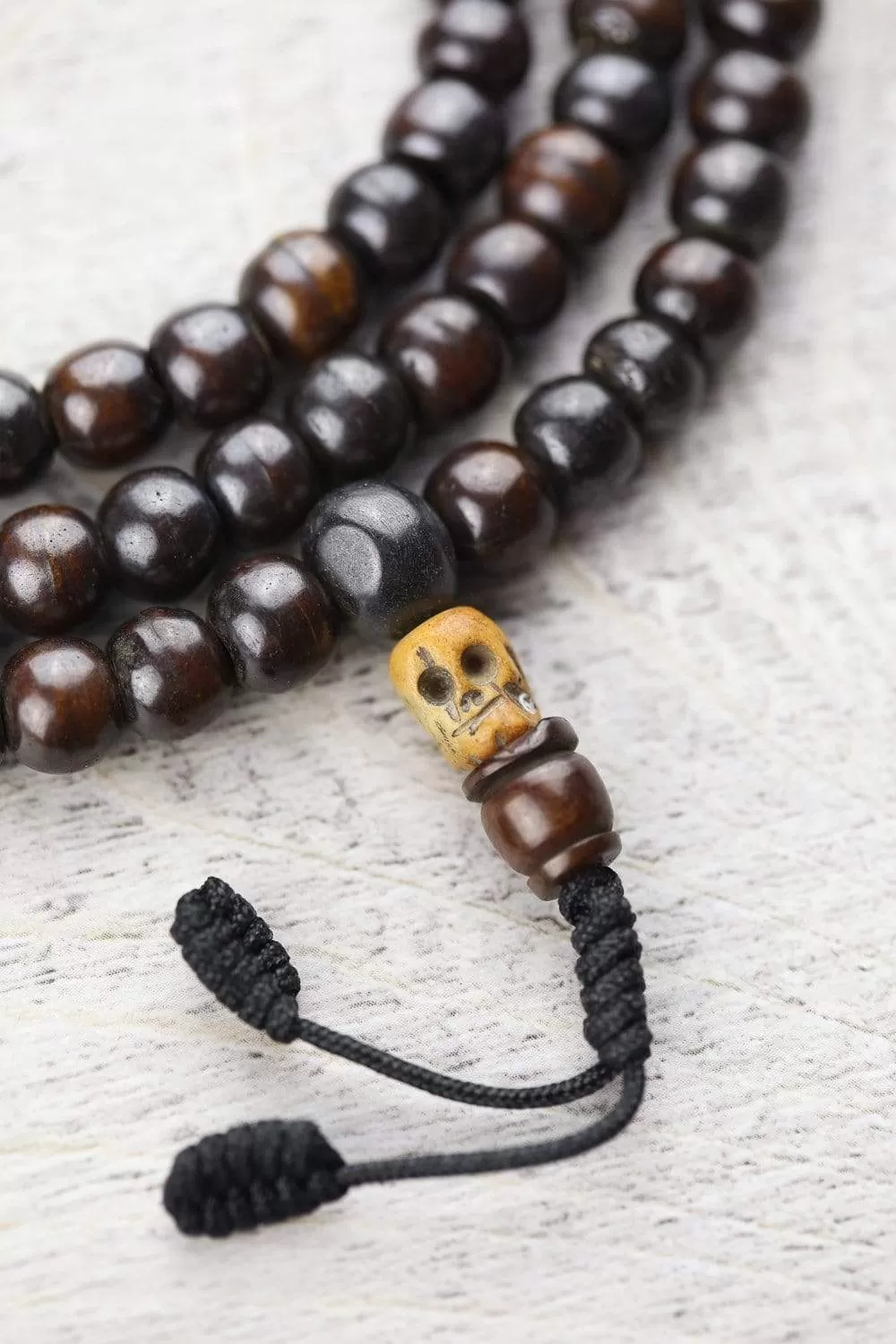 Bone and Skull Impermanence Mala