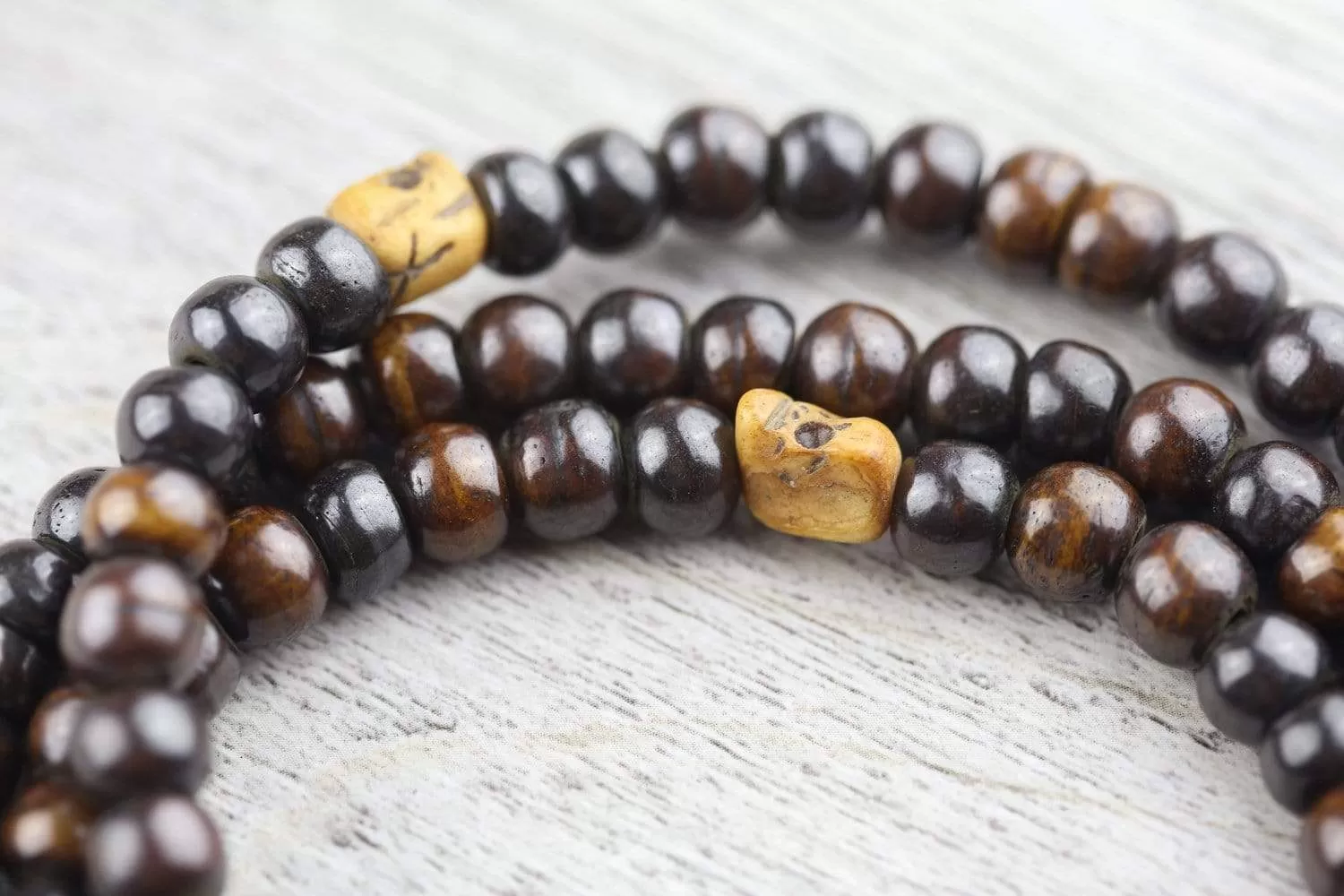 Bone and Skull Impermanence Mala