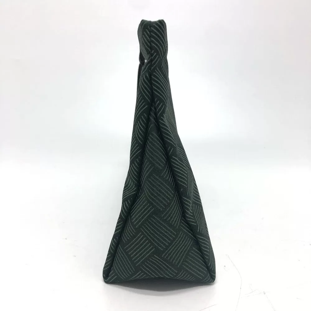 BOTTEGAVENETA Clutch bag canvas green All-over pattern INTRECCIATO With pouch strap Women Used Authentic