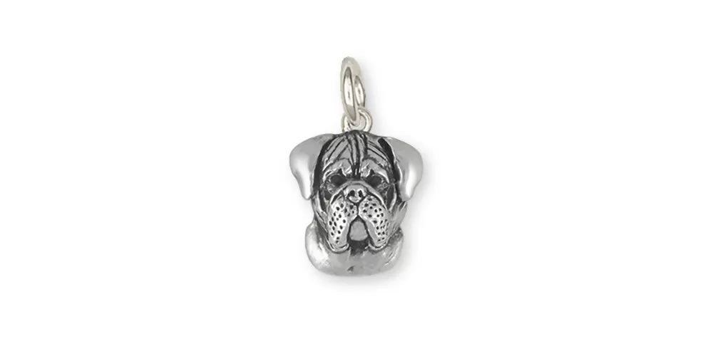 Bullmastiff Charm Jewelry Sterling Silver Handmade Dog Charm BM2-C