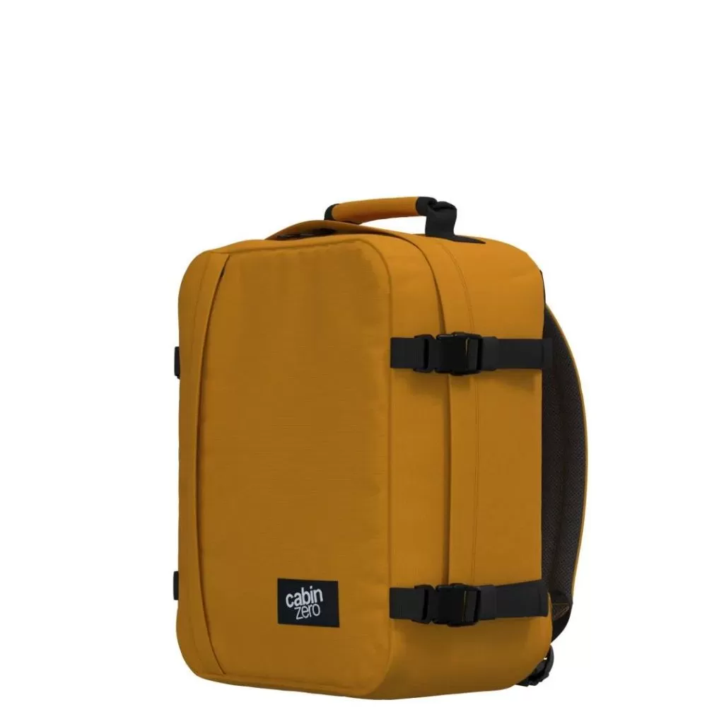 CabinZero Classic 28L Lightweight Carry On Backpack - Orange