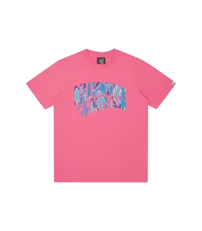 CAMO ARCH LOGO T-SHIRT - PINK