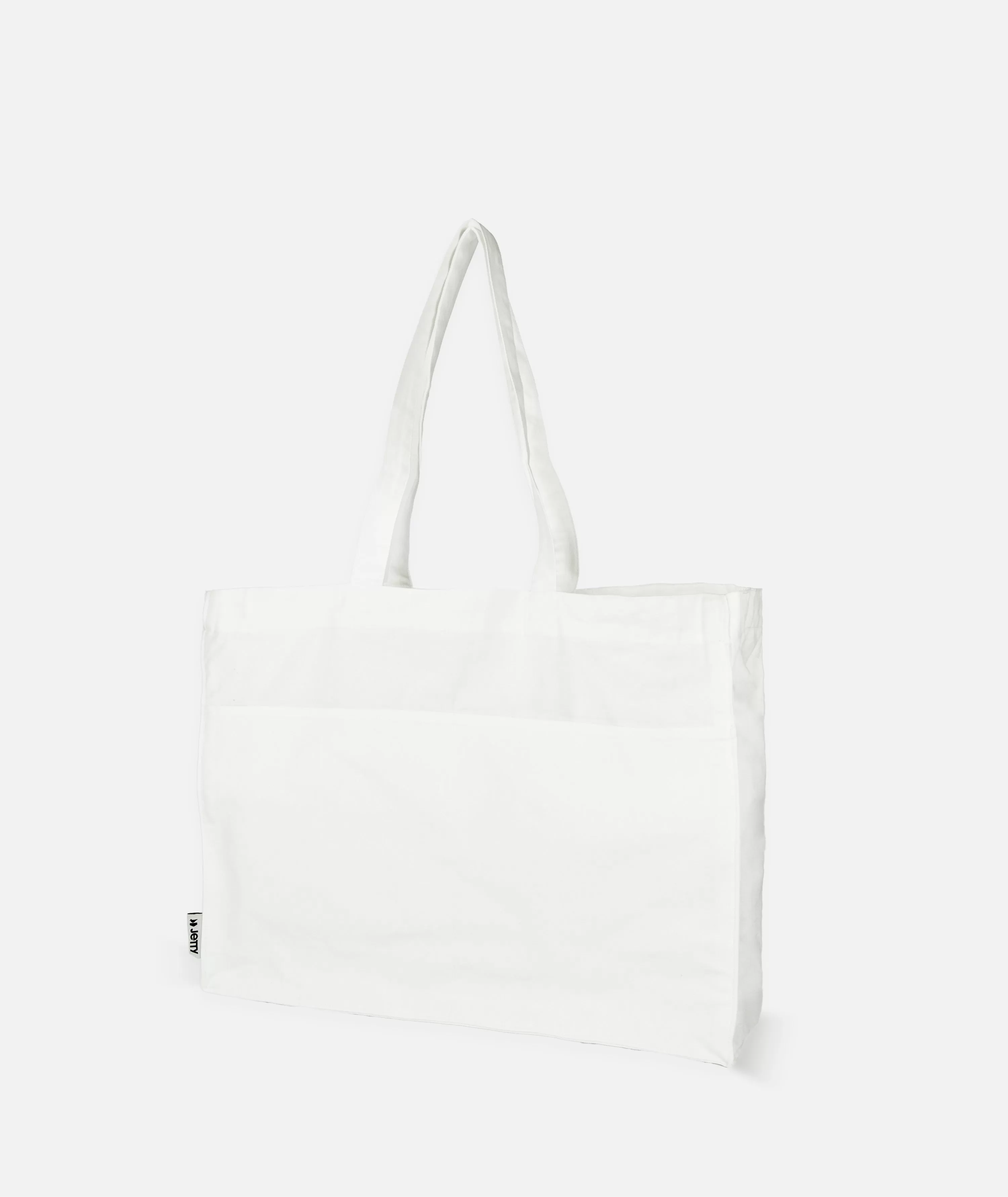 Canvas Pocket Tote - Cream