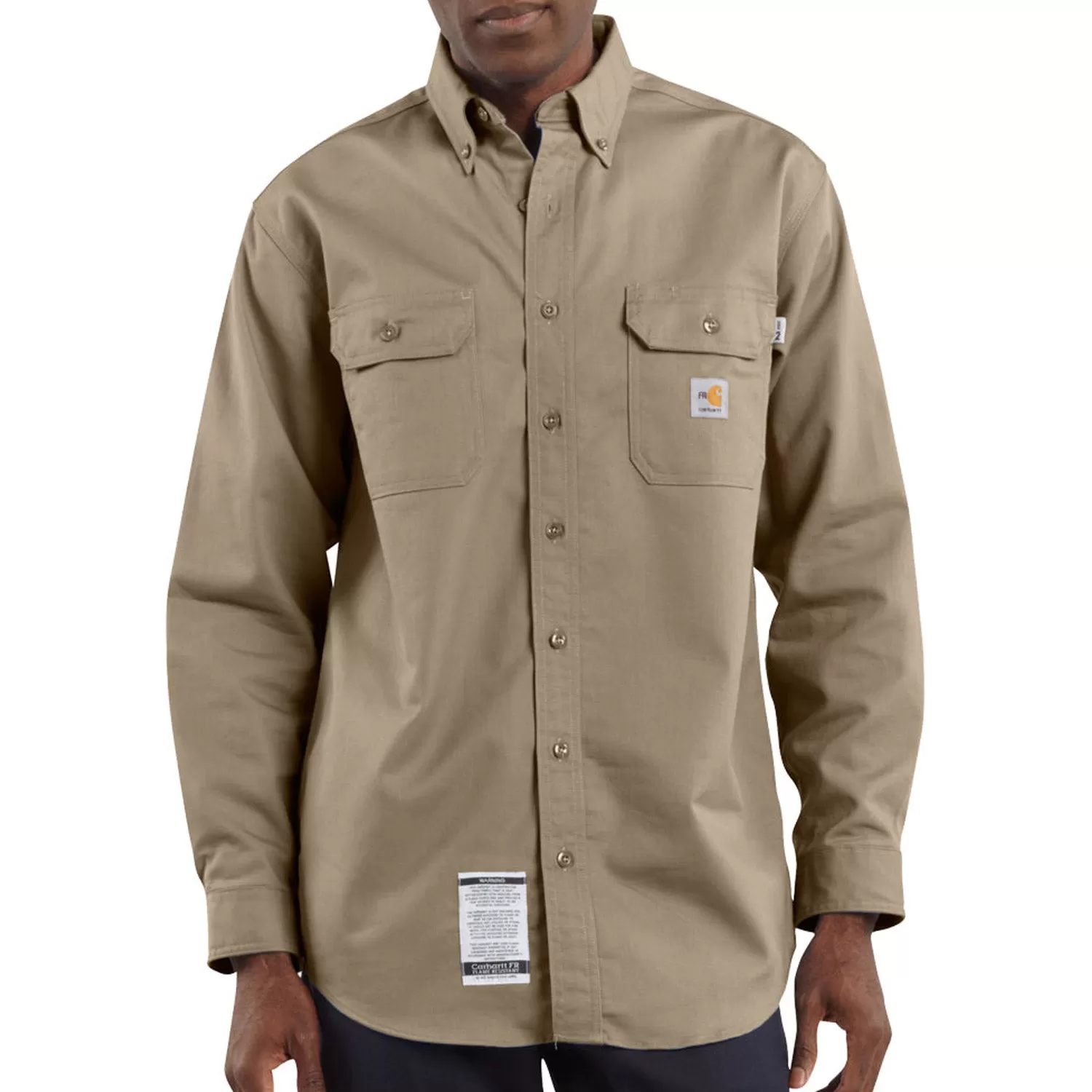 Carhartt Men's Flame Resistant Classic Twill Work Shirt