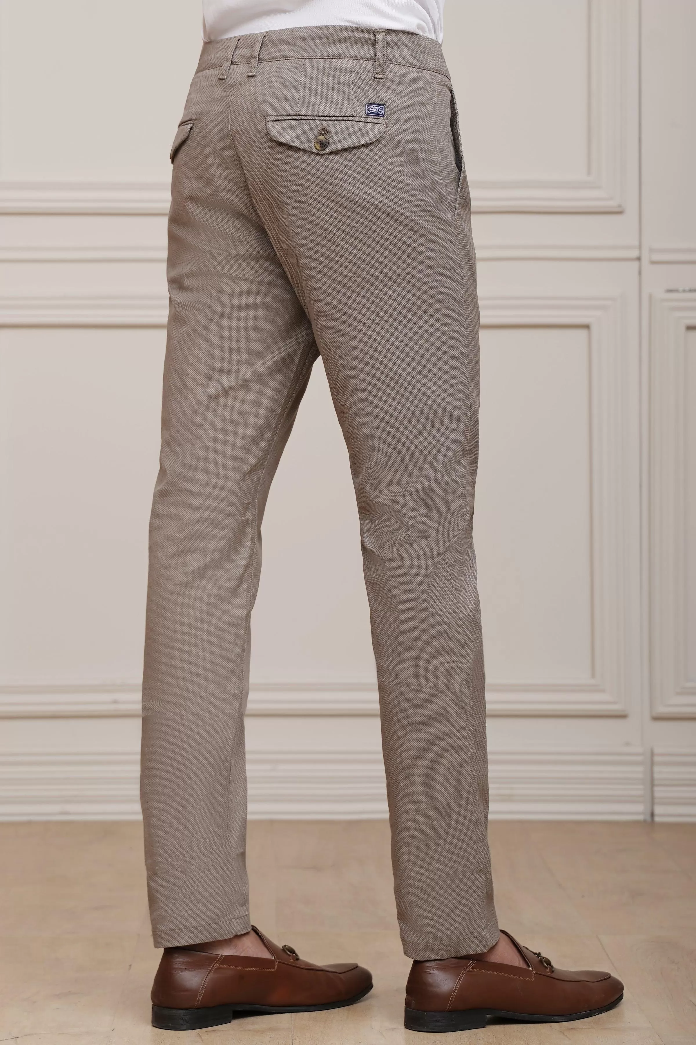 CASUAL PANT CROSS POCKET DARK KHAKI