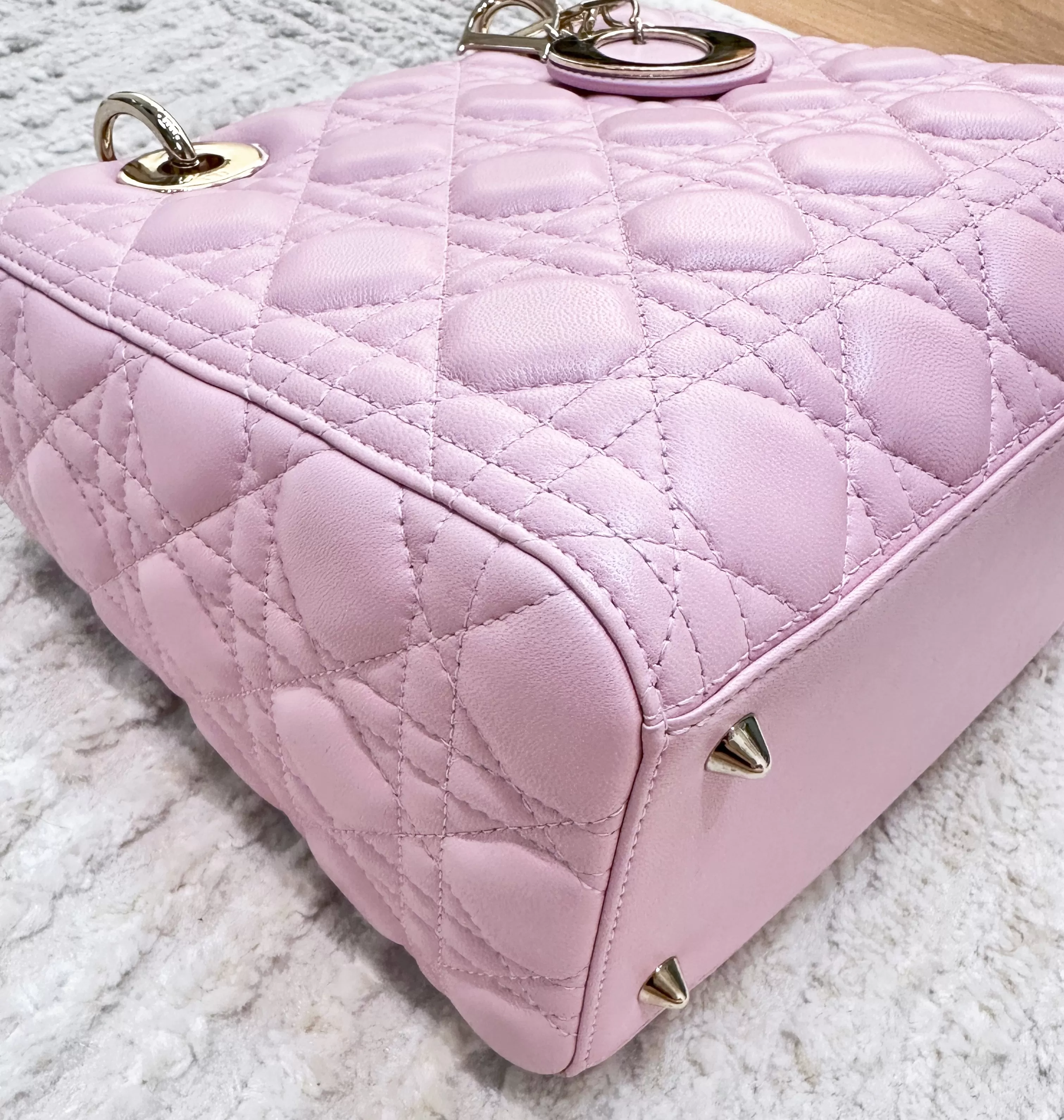 Christian Dior Medium Lady Dior Bag Pink