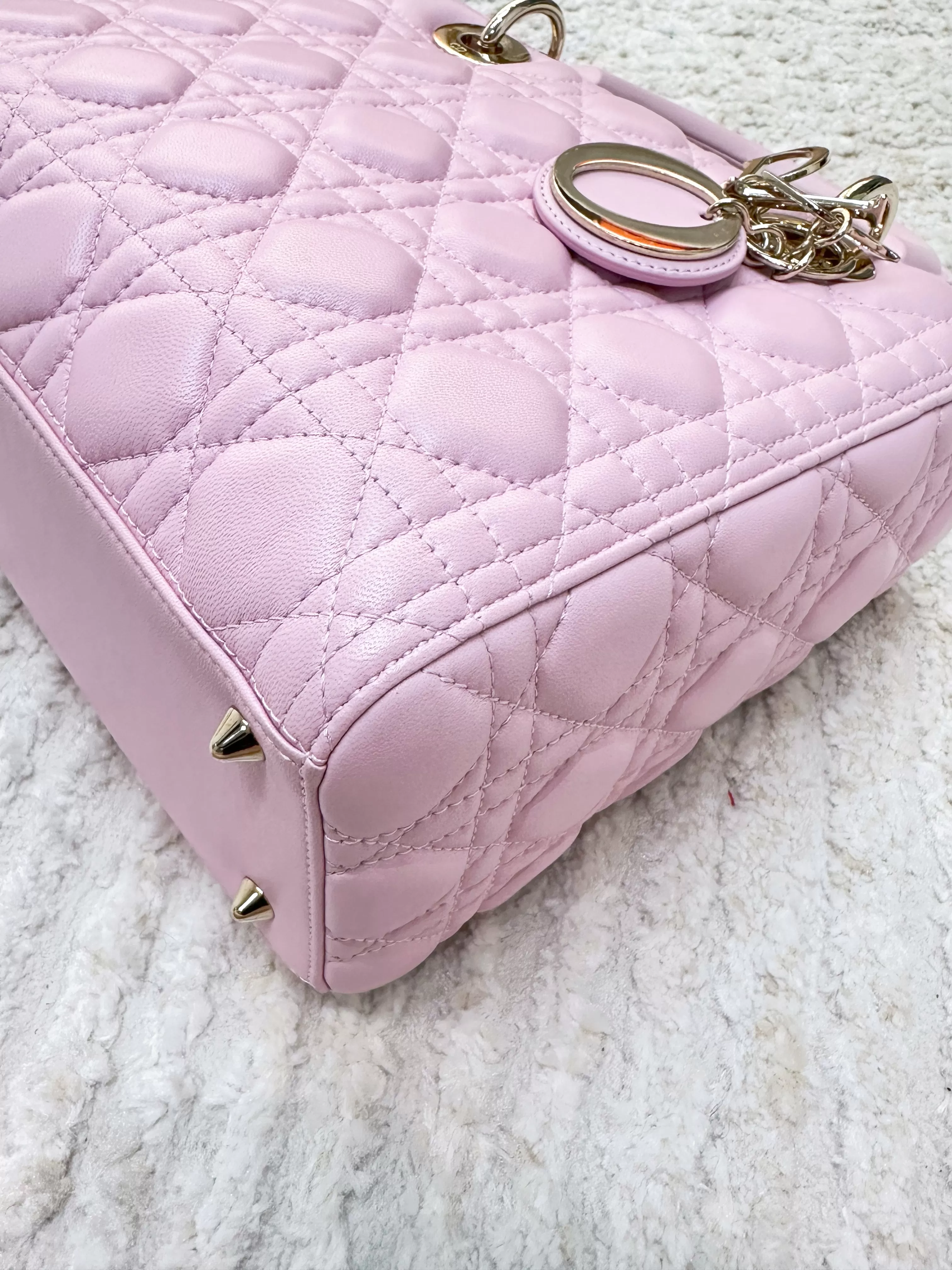 Christian Dior Medium Lady Dior Bag Pink