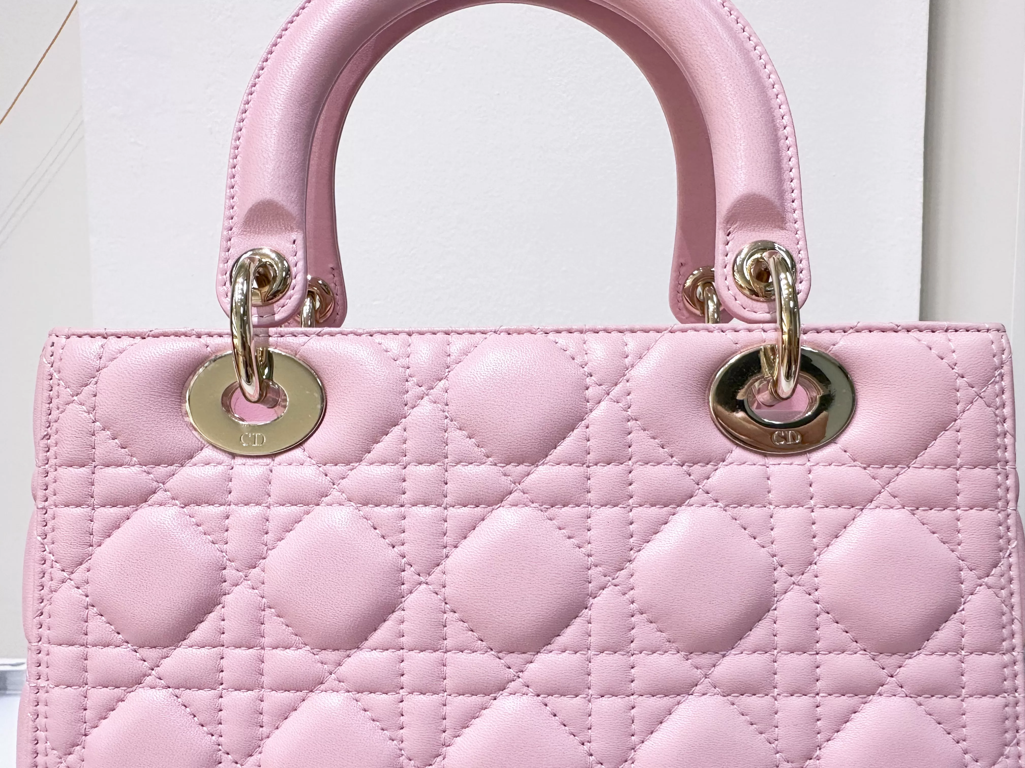 Christian Dior Medium Lady Dior Bag Pink