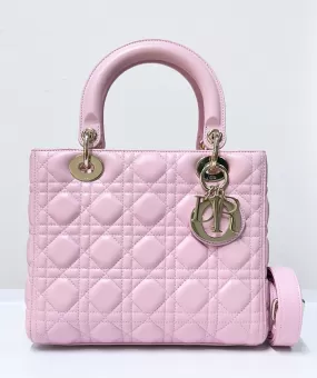 Christian Dior Medium Lady Dior Bag Pink