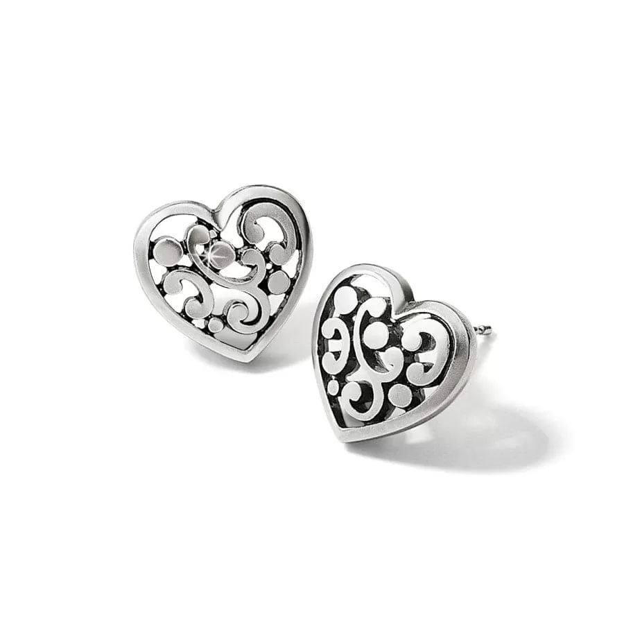 Contempo Heart Post Earrings