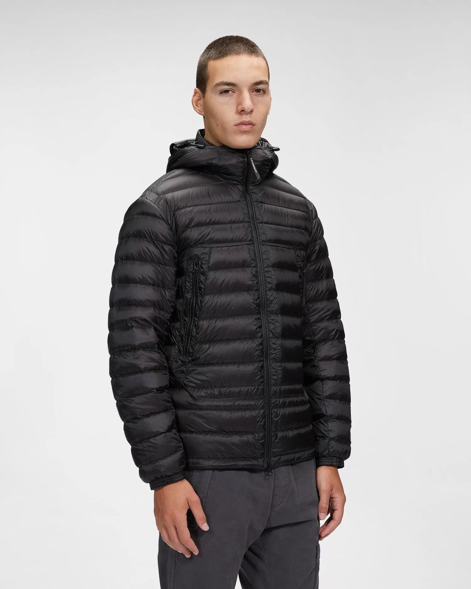 CP Company DD Shell Goggle Down Jacket Black