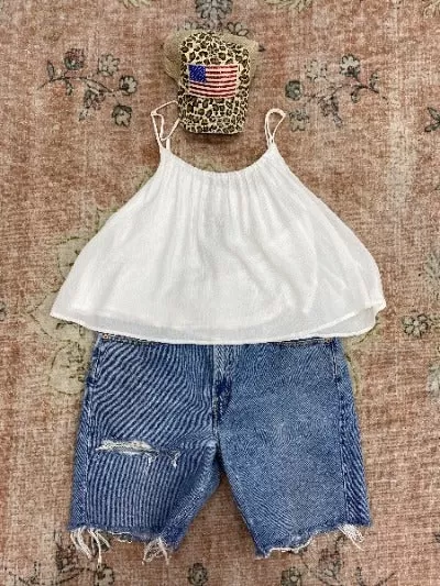 Custom Vintage Denim Shorts