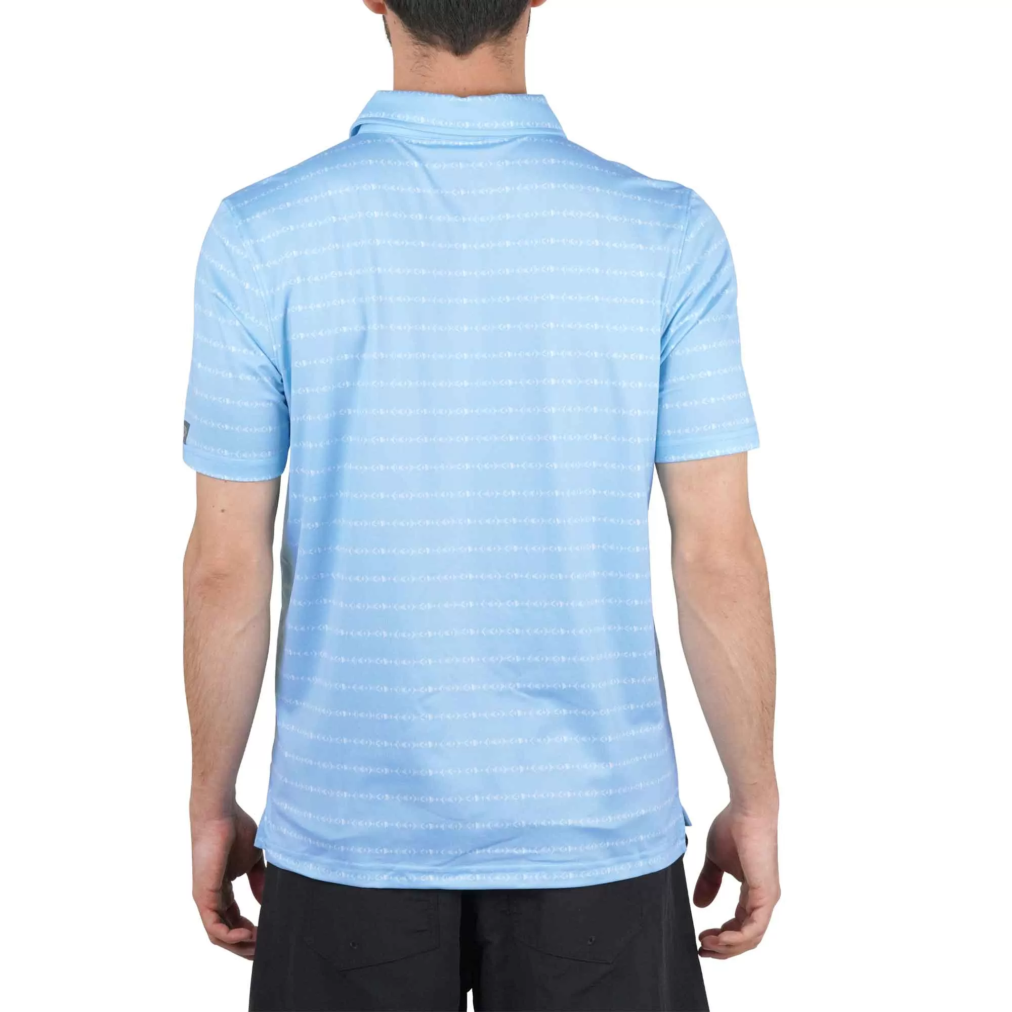 Cypress Printed Performance Polo Shirt