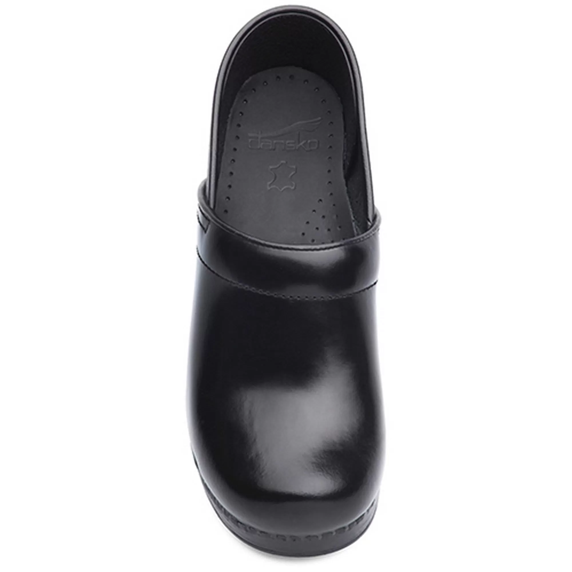 DANSKO Professional Black Cabrio Leather Clogs