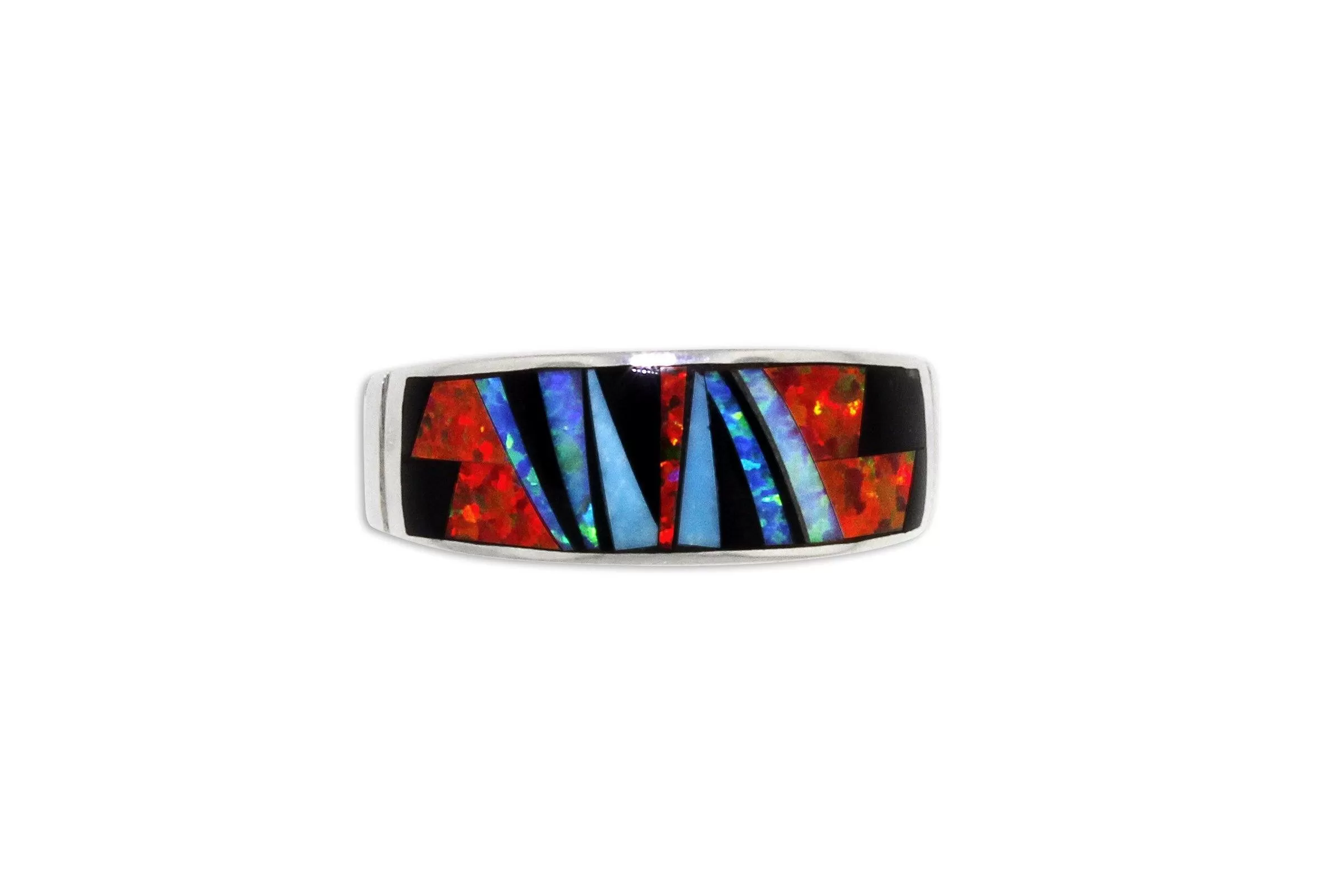 David Rosales Red Moon Band Ring