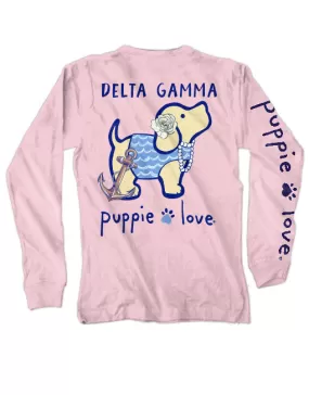 DELTA GAMMA PUP, ADULT LS (PRINTED TO ORDER)