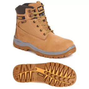 DEWALT Wheat Waterproof Safety Boot S3 Steel Toe and Midsole Titanium Full Grain Nubuck Leather