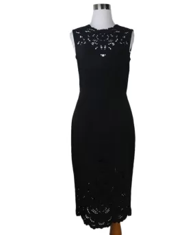 Dolce & Gabbana Black Floral Cutwork Dress sz 8