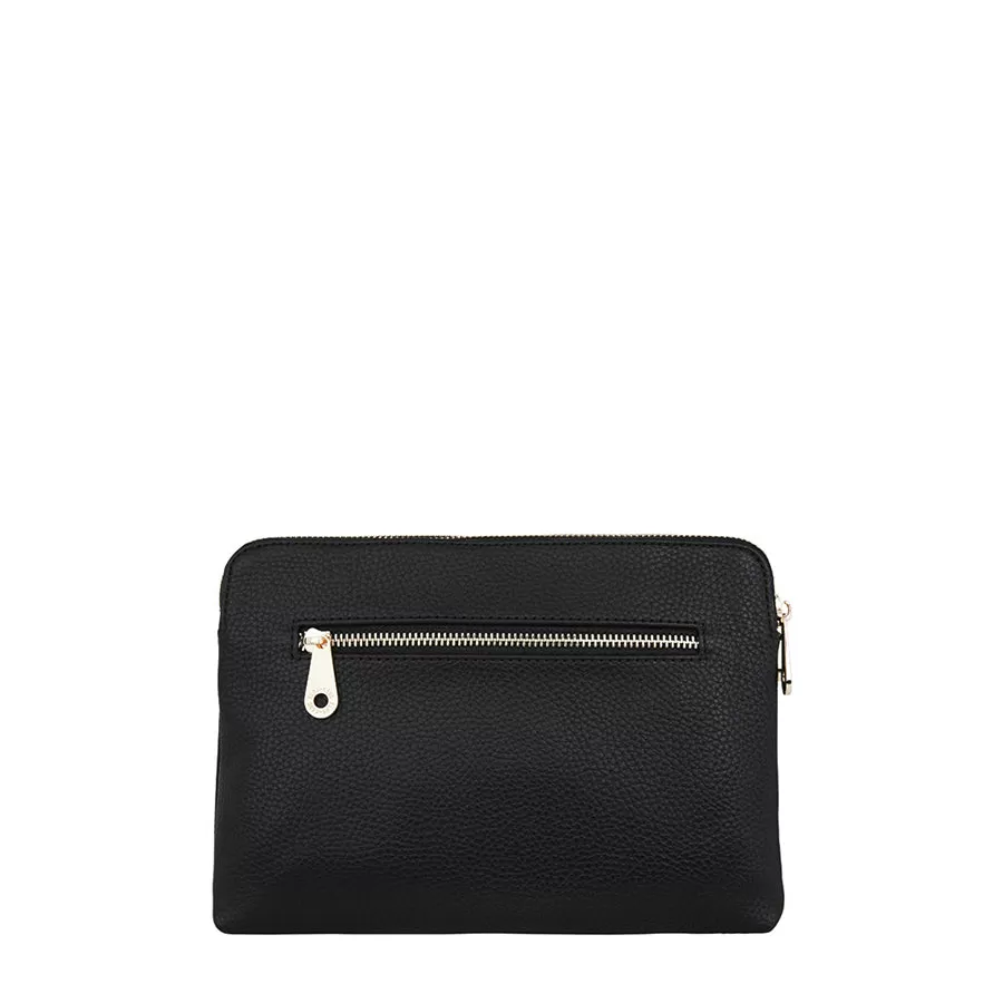 DOUBLE BOWERY CLUTCH - BLACK