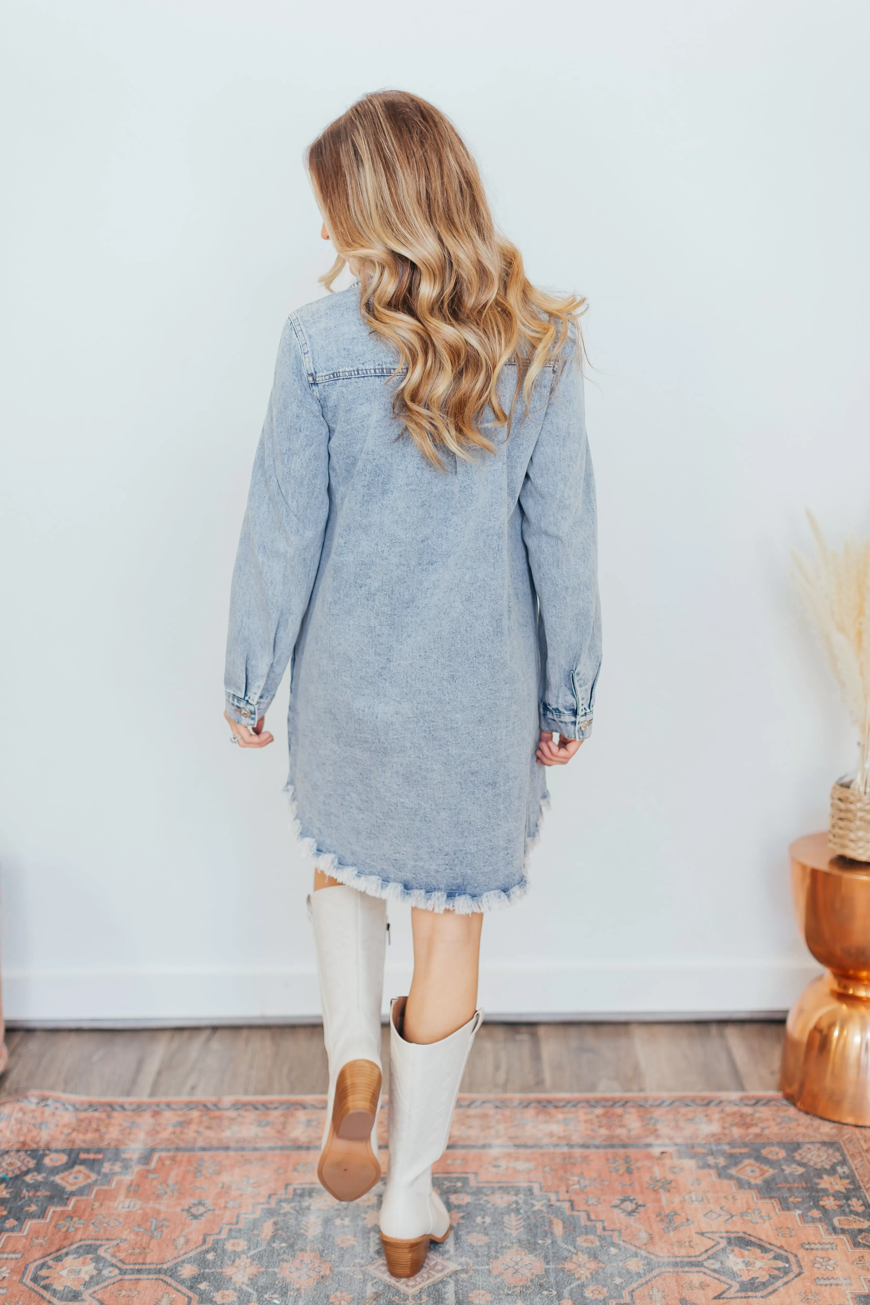 Duke Button Down Denim Dress