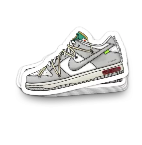 Dunk Low "Off-White Lot 25" Sneaker Sticker