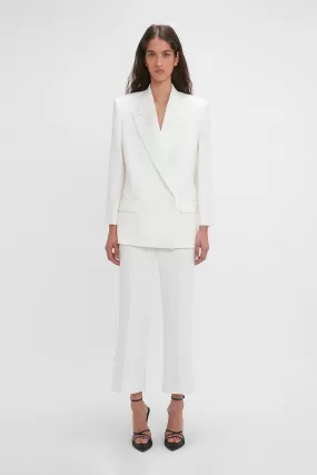 Exclusive Double Breasted Tuxedo Jacket In Ivory